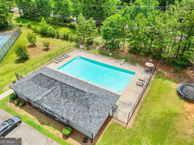 3315 Brookfield Dr, Austell, GA 30106 - community pool featuring a trampoline