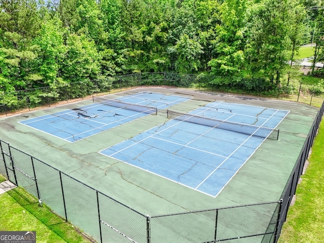 3315 Brookfield Dr, Austell, GA 30106 - view of tennis court