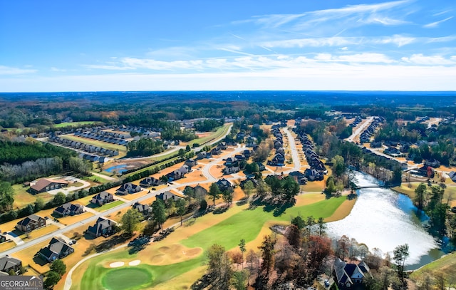 4580 Cloister Cir, Hampton, GA 30228 - aerial view of property's location with a nearby body of water and a golf club