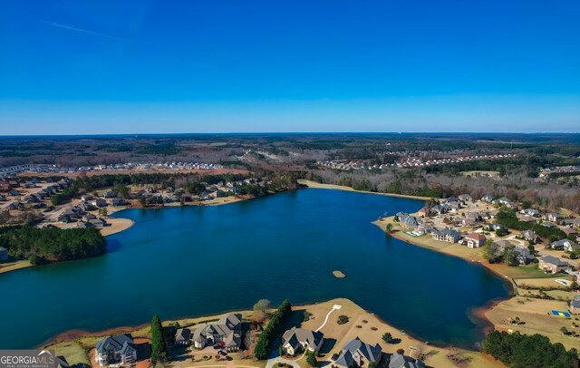 4580 Cloister Cir, Hampton, GA 30228 - aerial view of property's location featuring a nearby body of water and nearby suburban area