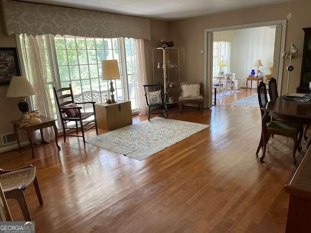 1470 Dunn Rd, Cumming, GA 30040 - living room with wood finished floors