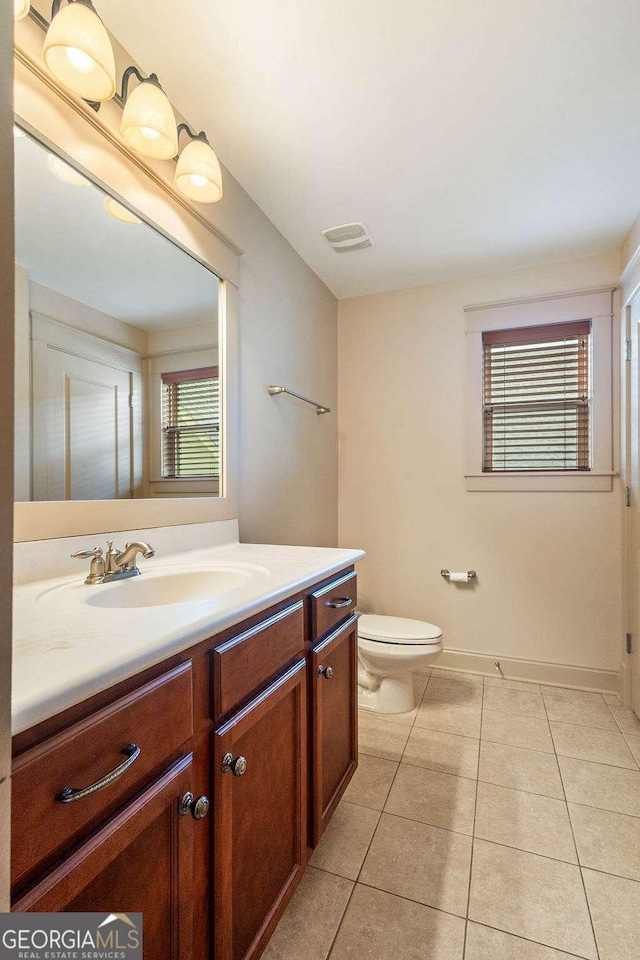 104 Beacon Crst, Newnan, GA 30265 - bathroom featuring vanity and tile patterned flooring