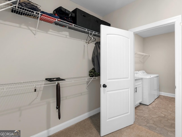 1847 Davis Mill Rd N, Dallas, GA 30157 - spacious closet with washing machine and dryer