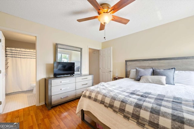 226 Bull River Bluff Dr, Savannah, GA 31410 - bedroom with light wood-type flooring and ceiling fan