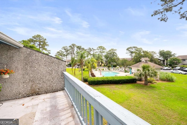 226 Bull River Bluff Dr, Savannah, GA 31410 - balcony featuring view of pool area