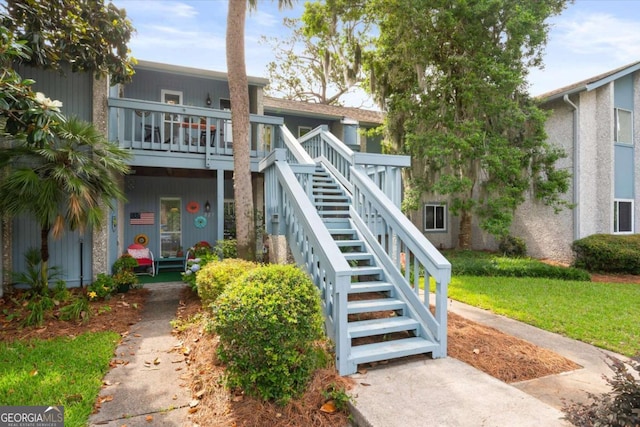 226 Bull River Bluff Dr, Savannah, GA 31410 - view of property featuring stairs