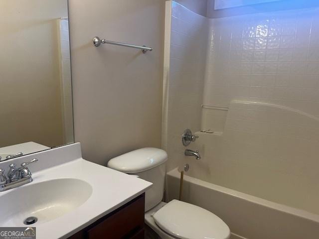 82 Sweetwater Way, Senoia, GA 30276 - full bathroom featuring toilet, vanity, and  shower combination