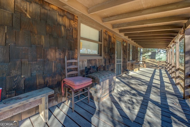 126 Shannon Way, Jackson, GA 30233 - view of wooden terrace