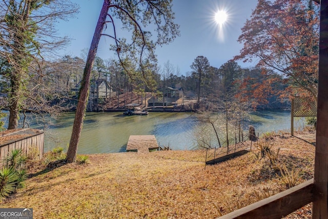126 Shannon Way, Jackson, GA 30233 - water view featuring a dock