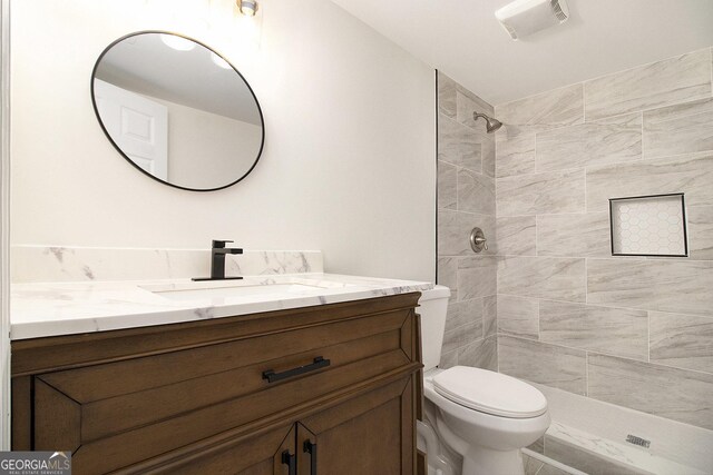 635 Layfield Dr, Pine Mountain, GA 31822 - full bath featuring vanity and a tile shower