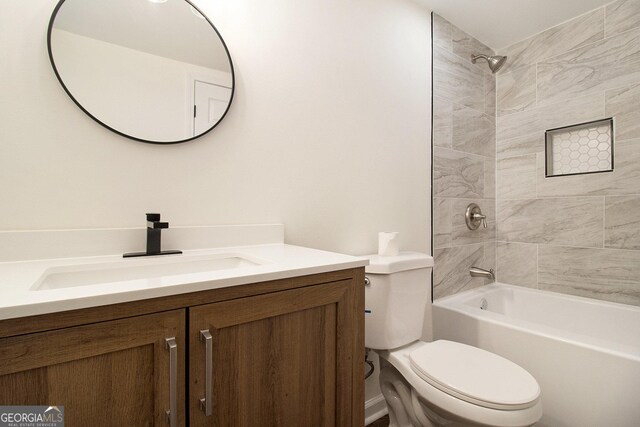 635 Layfield Dr, Pine Mountain, GA 31822 - full bath featuring vanity and shower / bathtub combination