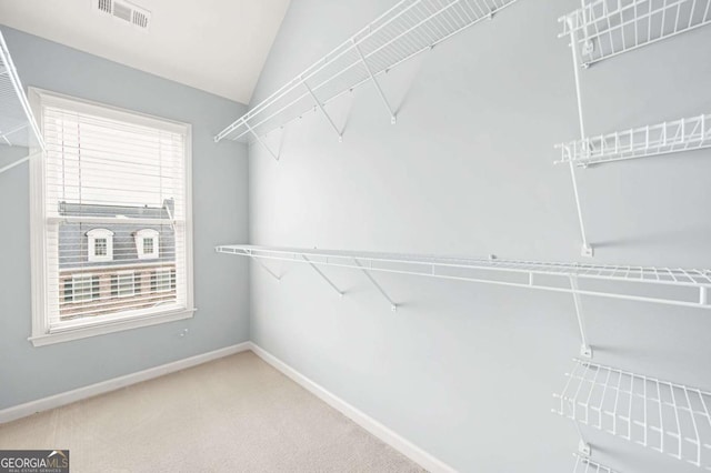 4503 Kendall Way, Roswell, GA 30075 - walk in closet with carpet flooring and lofted ceiling