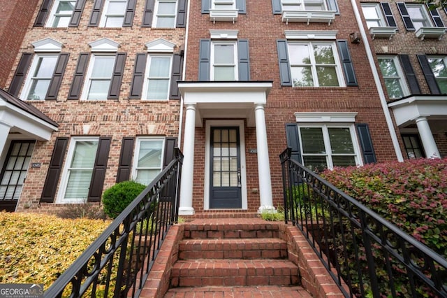 4503 Kendall Way, Roswell, GA 30075 - property entrance featuring brick siding
