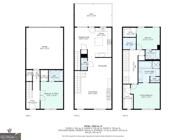 4503 Kendall Way, Roswell, GA 30075 - home floor plan