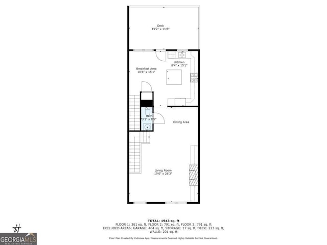 4503 Kendall Way, Roswell, GA 30075 - room layout