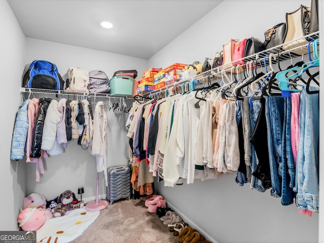 445 Sawmill Trce, Hampton, GA 30228 - spacious closet featuring carpet flooring