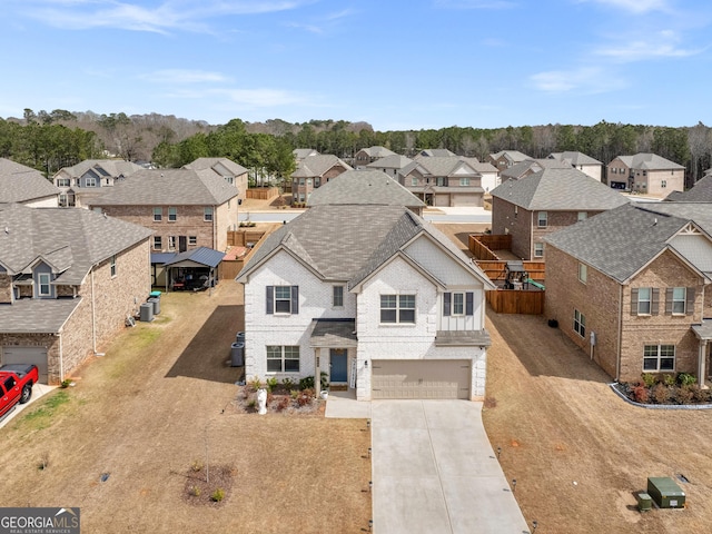 445 Sawmill Trce, Hampton, GA 30228 - aerial view of residential area