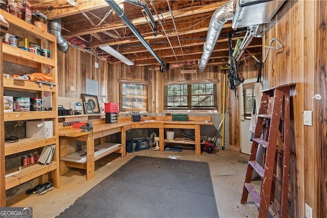 3410 Kates Way, Duluth, GA 30097 - basement featuring a workshop area