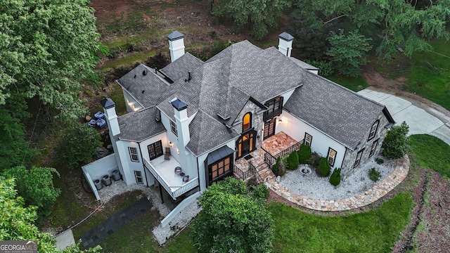 2878 Heather Row Rdg SW, Lilburn, GA 30047 - view from above of property