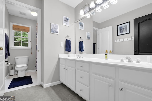 285 Finsbury Park Ct, Suwanee, GA 30024 - full bath with double vanity and toilet