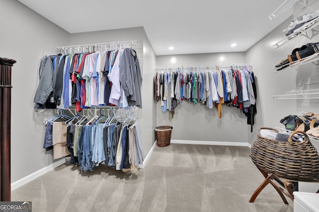 285 Finsbury Park Ct, Suwanee, GA 30024 - spacious closet featuring carpet floors