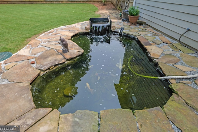 285 Finsbury Park Ct, Suwanee, GA 30024 - exterior view of a garden pond