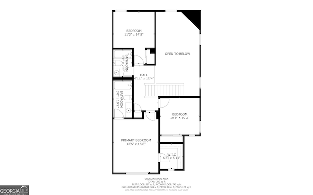 176 Silver Fox Trl, Dallas, GA 30157 - property floor plan