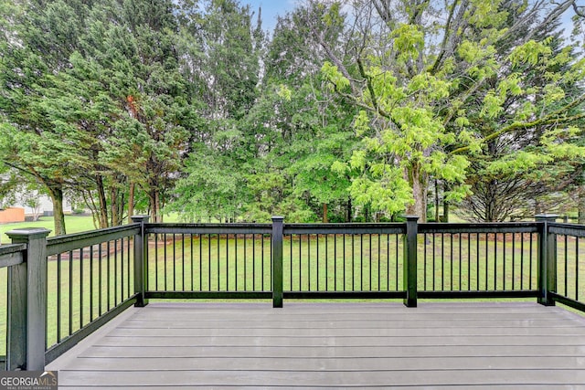 327 Oakland Bay Ct, Loganville, GA 30052 - deck with a lawn