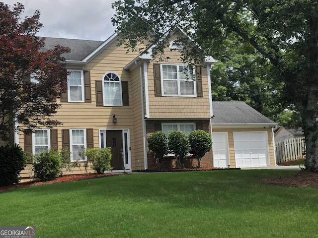1405 Overland Xing, Alpharetta, GA 30004 - view of front of property featuring an attached garage and roof with shingles