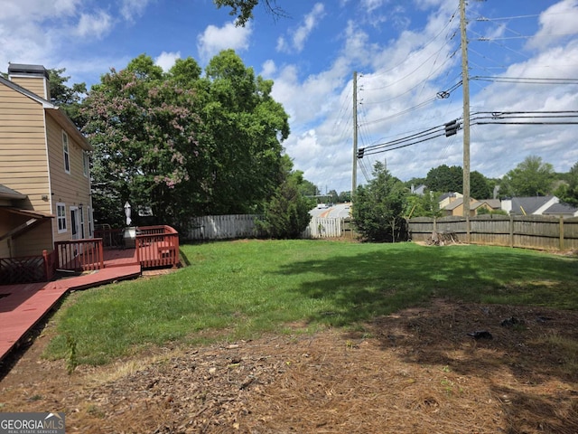 1405 Overland Xing, Alpharetta, GA 30004 - view of yard featuring a deck