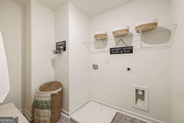 1311 Aura Ln, Lawrenceville, GA 30045 - laundry area with hookup for a washing machine and hookup for an electric dryer
