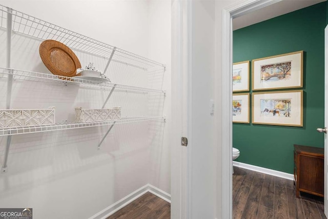 1311 Aura Ln, Lawrenceville, GA 30045 - walk in closet with wood finished floors
