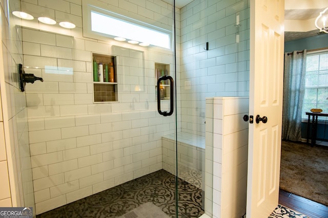 1612 Cagle Ct, Lawrenceville, GA 30045 - full bath with a stall shower