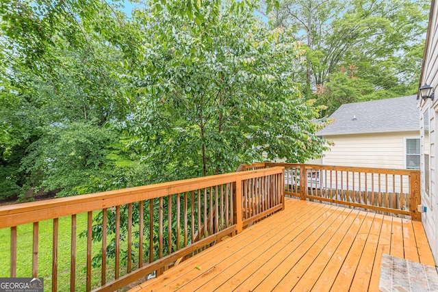 489 Radar Dr, Hapeville, GA 30354 - view of wooden terrace
