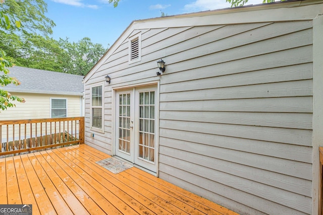 489 Radar Dr, Hapeville, GA 30354 - deck featuring french doors