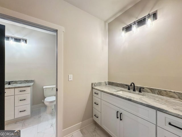 54 Myna, Ellijay, GA 30540 - bathroom with marble finish floors and vanity