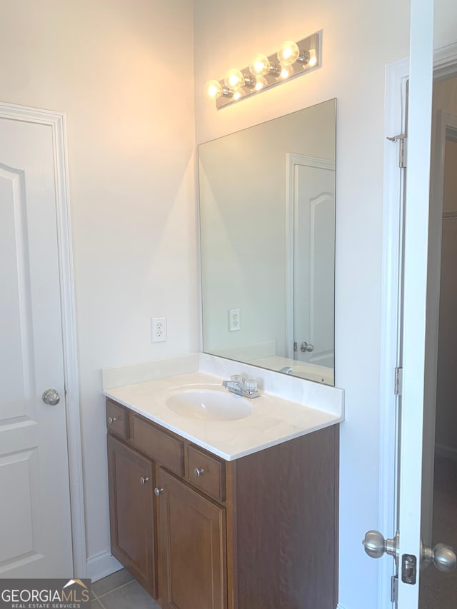 2118 Water Mill Ct, Buford, GA 30519 - bathroom featuring vanity and tile patterned flooring