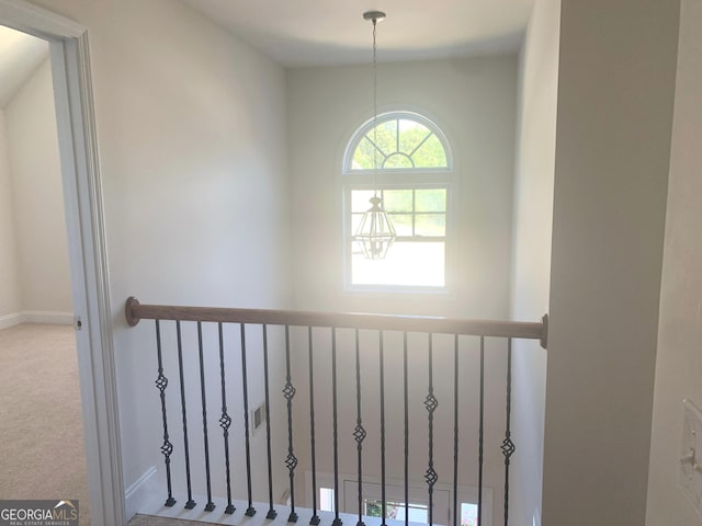 2118 Water Mill Ct, Buford, GA 30519 - stairs with carpet flooring