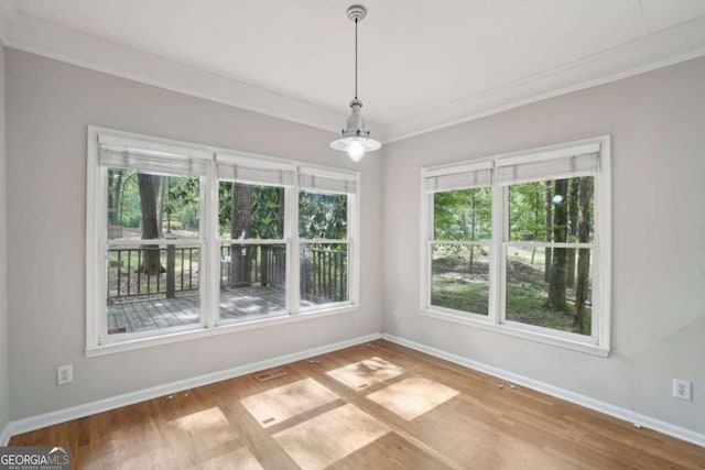 220 Chinkapin Cir SW, South Fulton, GA 30311 - unfurnished room featuring wood finished floors and ornamental molding