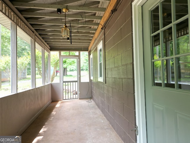 286 Barnes Cir, Commerce, GA 30530 - view of unfurnished sunroom