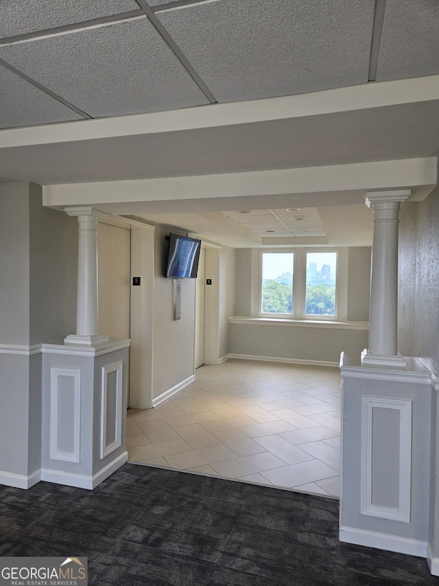 2479 Peachtree Rd NE Unit 902, Atlanta, GA 30305 - below grade area featuring tile patterned flooring and elevator