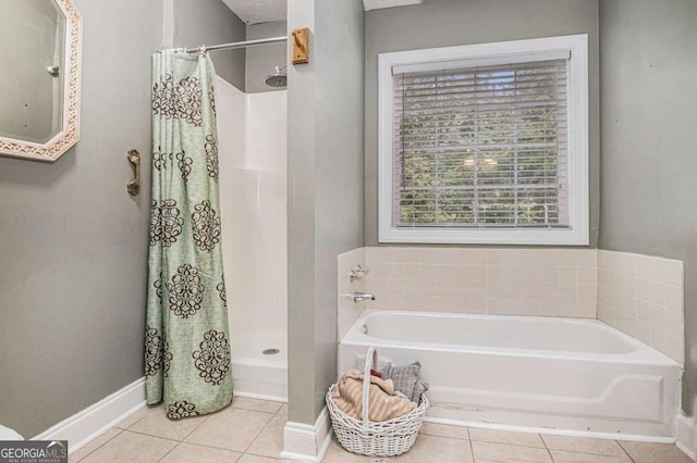 270 Meadow View Dr, Grayson, GA 30017 - full bath featuring tile patterned flooring, plenty of natural light, and a shower stall
