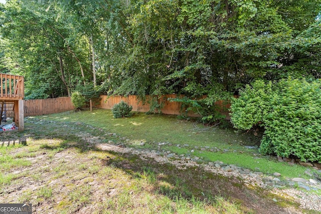 1504 Oglethorpe Dr, Suwanee, GA 30024 - view of fenced backyard