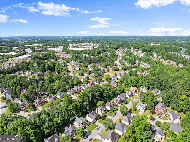 1504 Oglethorpe Dr, Suwanee, GA 30024 - aerial view of property's location with nearby suburban area