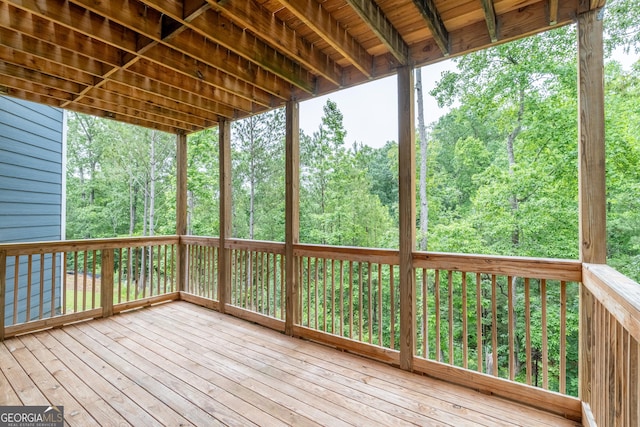 5490 Bent Grass Way, Douglasville, GA 30135 - deck featuring a view of trees
