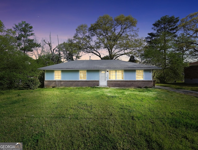 758 King Rd, Jonesboro, GA 30236 - ranch-style home featuring brick siding and a front yard