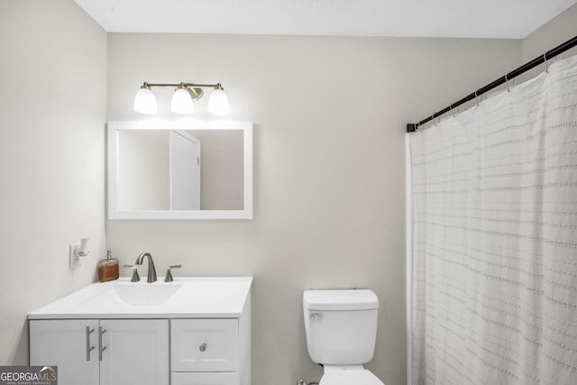 933 Chisholm Trl, Macon, GA 31220 - full bathroom featuring vanity and a shower with shower curtain