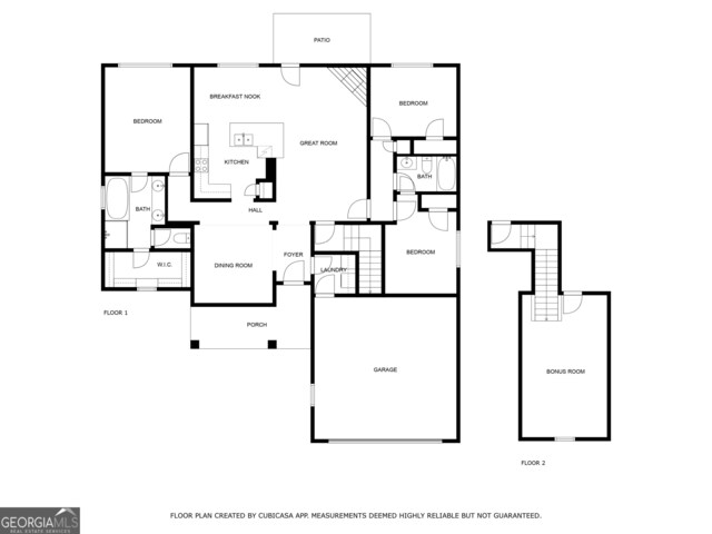 123 Oak Rd, Locust Grove, GA 30248 - floor plan / room layout