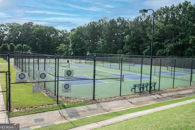 4560 Buckskin Way, Douglasville, GA 30135 - view of tennis court