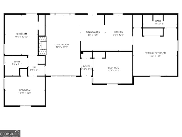 1312 Milstead Ave NE, Conyers, GA 30012 - view of floor plan / room layout